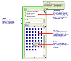 Annotating a design with popup tooltip notes