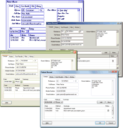 Dialog design shown in 4 different visual styles